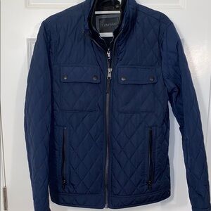 Calvin Klein Navy Quilted Jacket size Small